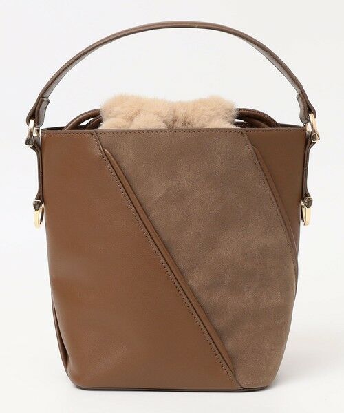 SHIPS / シップス ショルダーバッグ | quaranciel: 2way コンビ バケツ ショルダーバッグ × フェイクファー 巾着 | 詳細19