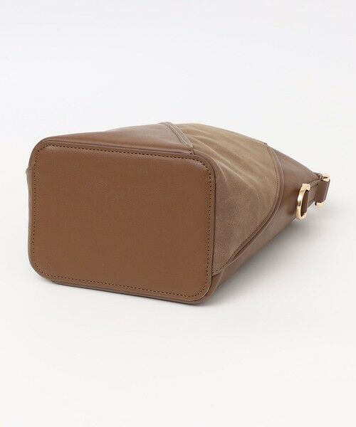 SHIPS / シップス ショルダーバッグ | quaranciel: 2way コンビ バケツ ショルダーバッグ × フェイクファー 巾着 | 詳細20