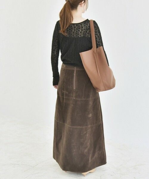 SHIPS / シップス カットソー（半袖以外） | quaranciel:〈手洗い可能〉フラワー レース ストレッチ クルーネック プルオーバー | 詳細21