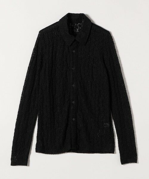 SHIPS / シップス カットソー（半袖以外） | quaranciel:〈手洗い可能〉フラワー レース ストレッチ レギュラーカラー シャツ カットソー | 詳細22