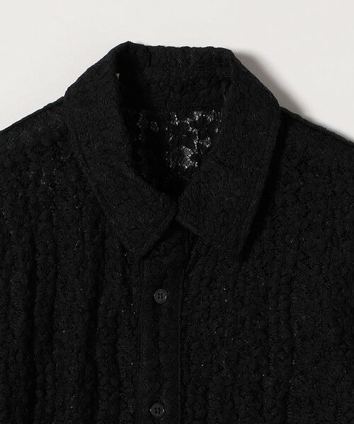 SHIPS / シップス カットソー（半袖以外） | quaranciel:〈手洗い可能〉フラワー レース ストレッチ レギュラーカラー シャツ カットソー | 詳細24