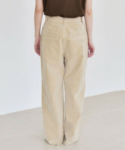 SHIPS / シップス その他パンツ | quaranciel:〈洗濯機可能〉ポリエステル スエード ワイド パンツ | 詳細12