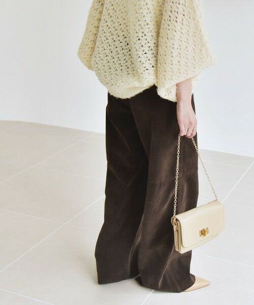 SHIPS / シップス その他パンツ | quaranciel:〈洗濯機可能〉ポリエステル スエード ワイド パンツ | 詳細19