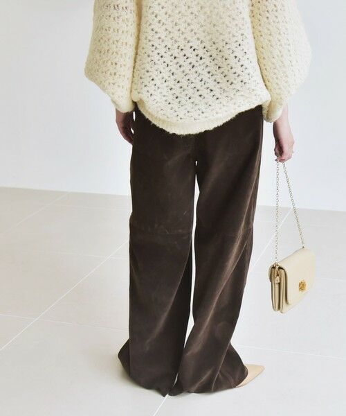 SHIPS / シップス その他パンツ | quaranciel:〈洗濯機可能〉ポリエステル スエード ワイド パンツ | 詳細20