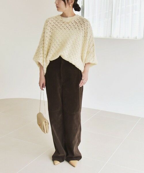 SHIPS / シップス その他パンツ | quaranciel:〈洗濯機可能〉ポリエステル スエード ワイド パンツ | 詳細14