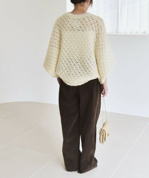 SHIPS / シップス その他パンツ | quaranciel:〈洗濯機可能〉ポリエステル スエード ワイド パンツ | 詳細15