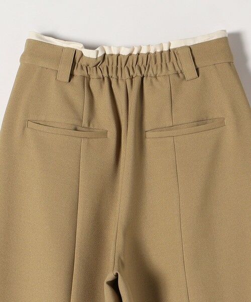 SHIPS / シップス その他パンツ | quaranciel:〈洗濯機可能〉ダブルクロス ウエスト ライン タック ワイド パンツ | 詳細11