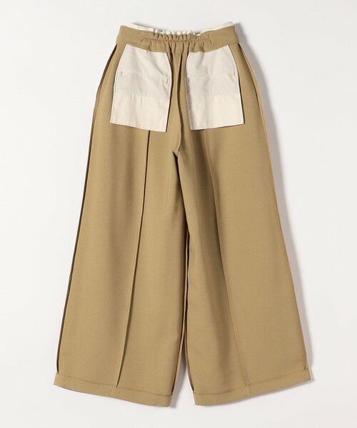 SHIPS / シップス その他パンツ | quaranciel:〈洗濯機可能〉ダブルクロス ウエスト ライン タック ワイド パンツ | 詳細16
