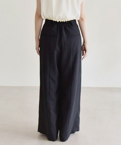 SHIPS / シップス その他パンツ | quaranciel:〈洗濯機可能〉ダブルクロス ウエスト ライン タック ワイド パンツ | 詳細29