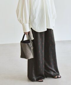 SHIPS / シップス その他パンツ | quaranciel:〈手洗い可能〉モノグラム ドット リラックス ワイド パンツ