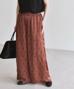 SHIPS / シップス その他パンツ | quaranciel:〈手洗い可能〉モノグラム ドット リラックス ワイド パンツ