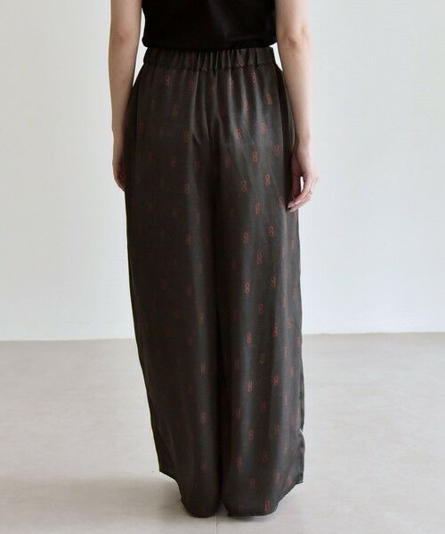 SHIPS / シップス その他パンツ | quaranciel:〈手洗い可能〉モノグラム ドット リラックス ワイド パンツ | 詳細11