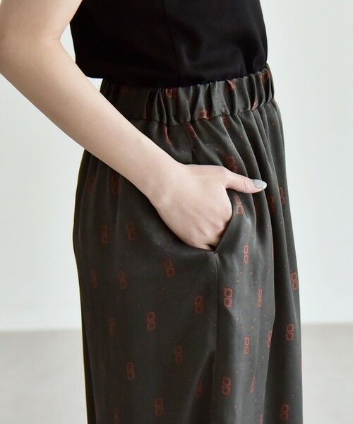 SHIPS / シップス その他パンツ | quaranciel:〈手洗い可能〉モノグラム ドット リラックス ワイド パンツ | 詳細12