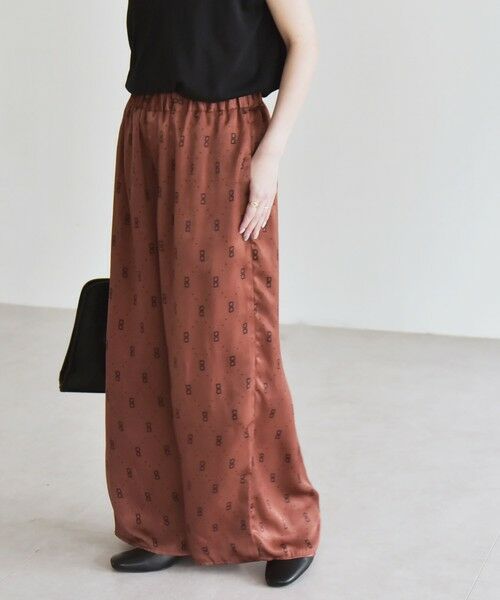 SHIPS / シップス その他パンツ | quaranciel:〈手洗い可能〉モノグラム ドット リラックス ワイド パンツ | 詳細17