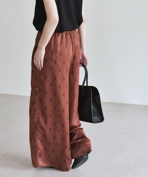 SHIPS / シップス その他パンツ | quaranciel:〈手洗い可能〉モノグラム ドット リラックス ワイド パンツ | 詳細18