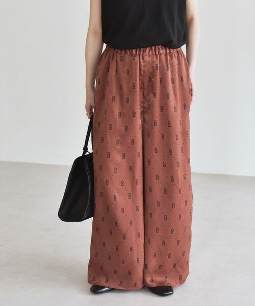 SHIPS / シップス その他パンツ | quaranciel:〈手洗い可能〉モノグラム ドット リラックス ワイド パンツ | 詳細15