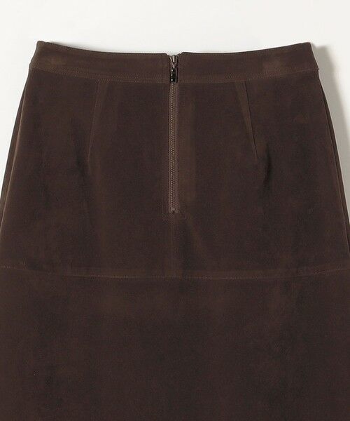 SHIPS / シップス ロング・マキシ丈スカート | quaranciel:〈洗濯機可能〉ポリエステル スエード フレア マキシ スカート | 詳細25