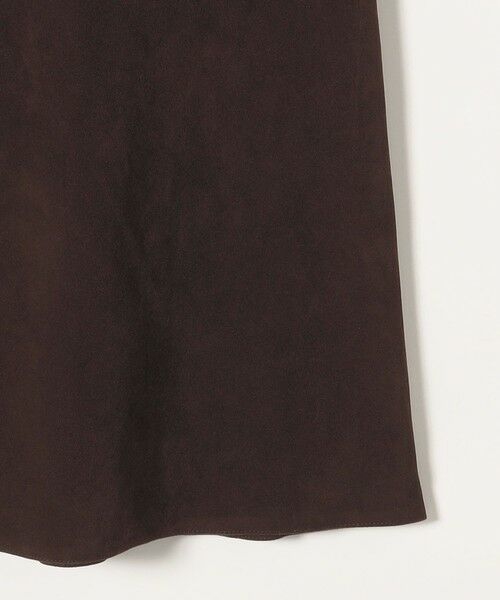 SHIPS / シップス ロング・マキシ丈スカート | quaranciel:〈洗濯機可能〉ポリエステル スエード フレア マキシ スカート | 詳細28