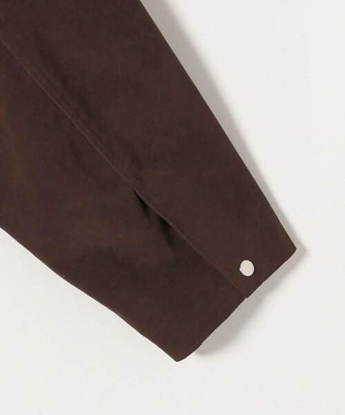 SHIPS / シップス ブルゾン | quaranciel〈洗濯機可能〉ポリエステル スエード スタンドカラー ジップ ショート ブルゾン | 詳細25