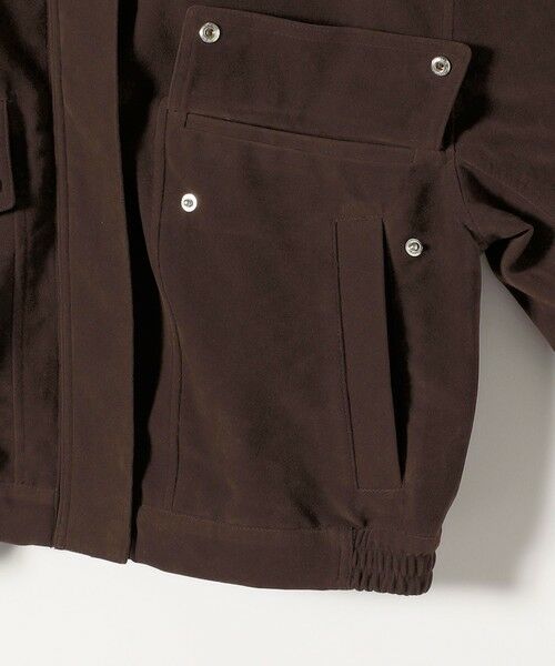 SHIPS / シップス ブルゾン | quaranciel〈洗濯機可能〉ポリエステル スエード スタンドカラー ジップ ショート ブルゾン | 詳細26