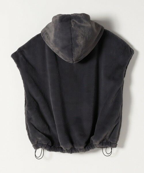 SHIPS / シップス その他アウター | quaranciel: フーディー フェイクファー ドロスト ジップ ショート ベスト | 詳細9