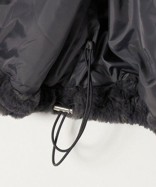 SHIPS / シップス その他アウター | quaranciel: フーディー フェイクファー ドロスト ジップ ショート ベスト | 詳細15