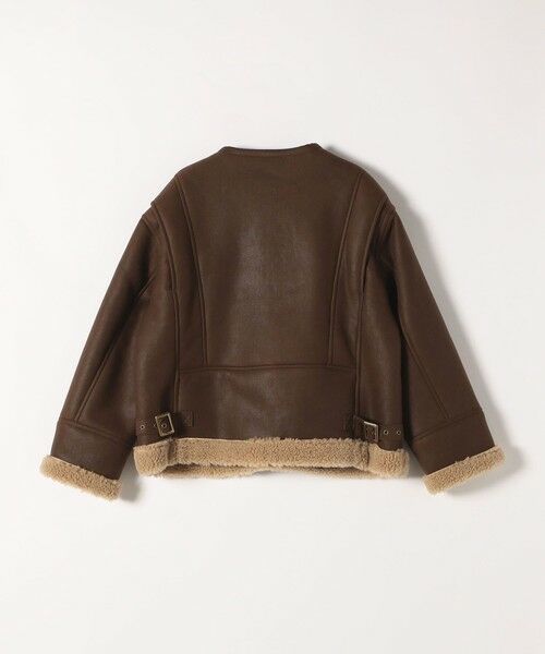 SHIPS / シップス その他アウター | quaranciel: ボア ボンディング ノーカラー スナップ ブルゾン | 詳細20