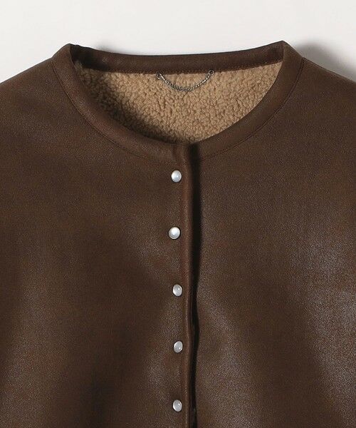 SHIPS / シップス その他アウター | quaranciel: ボア ボンディング ノーカラー スナップ ブルゾン | 詳細21