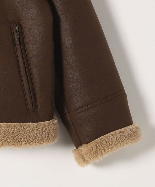 SHIPS / シップス その他アウター | quaranciel: ボア ボンディング ノーカラー スナップ ブルゾン | 詳細22