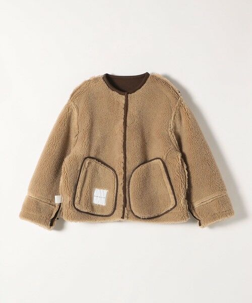 SHIPS / シップス その他アウター | quaranciel: ボア ボンディング ノーカラー スナップ ブルゾン | 詳細25