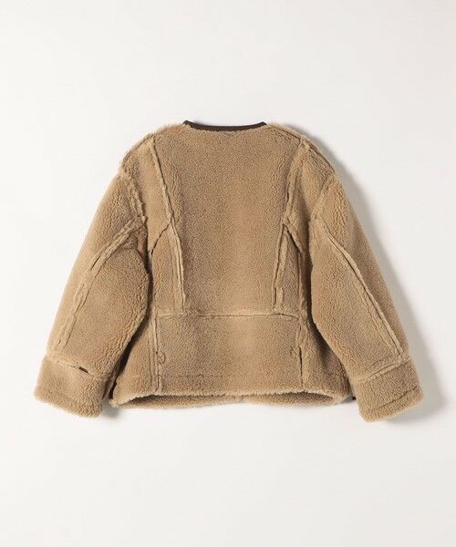 SHIPS / シップス その他アウター | quaranciel: ボア ボンディング ノーカラー スナップ ブルゾン | 詳細26