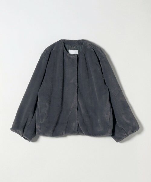 SHIPS / シップス その他アウター | quaranciel: フェイクファー ノーカラー ショート ジャケット | 詳細9