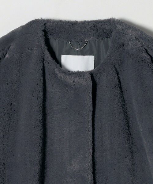 SHIPS / シップス その他アウター | quaranciel: フェイクファー ノーカラー ショート ジャケット | 詳細11