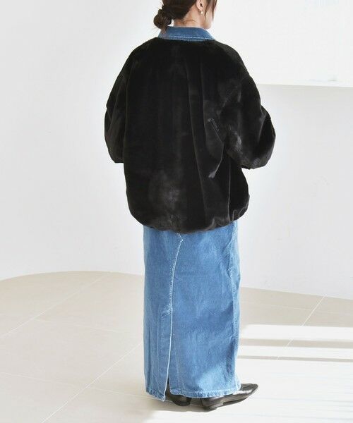 SHIPS / シップス その他アウター | quaranciel: フェイクファー ノーカラー ショート ジャケット | 詳細24