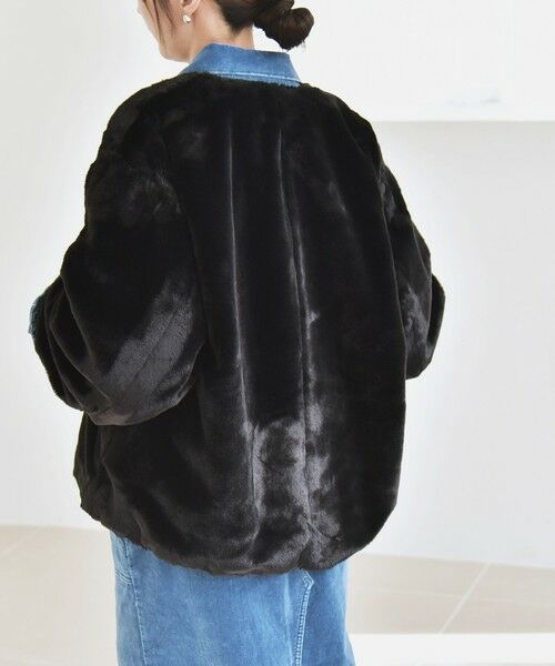 SHIPS / シップス その他アウター | quaranciel: フェイクファー ノーカラー ショート ジャケット | 詳細29