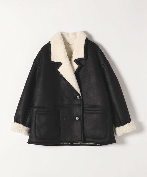 SHIPS / シップス その他アウター | quaranciel: ボア ボンディング ダブル ブレスト コート | 詳細9