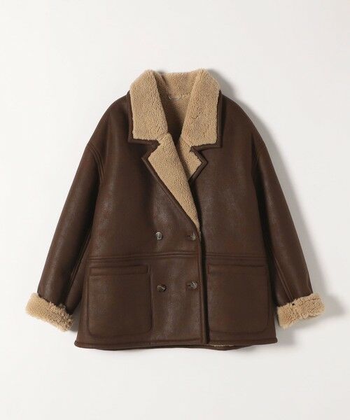 SHIPS / シップス その他アウター | quaranciel: ボア ボンディング ダブル ブレスト コート | 詳細18