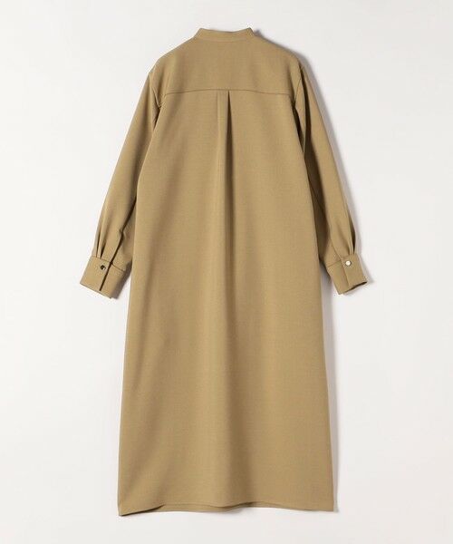 SHIPS / シップス ロング・マキシ丈ワンピース | quaranciel:〈洗濯機可能〉ダブルクロス スタンドカラー ポケット シャツ ワンピース | 詳細12
