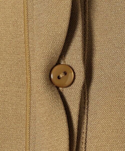 SHIPS / シップス ロング・マキシ丈ワンピース | 《追加予約》quaranciel:〈洗濯機可能〉ダブルクロス スタンドカラー ポケット シャツ ワンピース | 詳細18