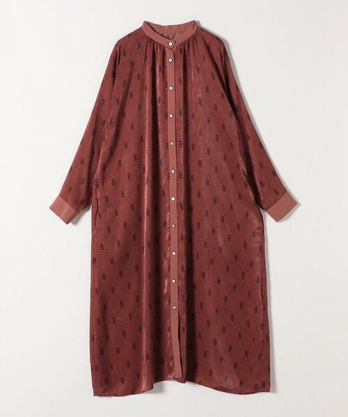 SHIPS / シップス ロング・マキシ丈ワンピース | quaranciel:〈手洗い可能〉モノグラム ドット ロング シャツ ワンピース | 詳細16