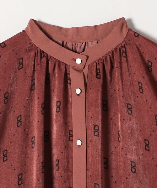 SHIPS / シップス ロング・マキシ丈ワンピース | quaranciel:〈手洗い可能〉モノグラム ドット ロング シャツ ワンピース | 詳細18