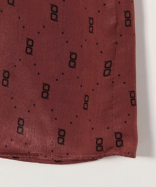 SHIPS / シップス ロング・マキシ丈ワンピース | quaranciel:〈手洗い可能〉モノグラム ドット ロング シャツ ワンピース | 詳細21