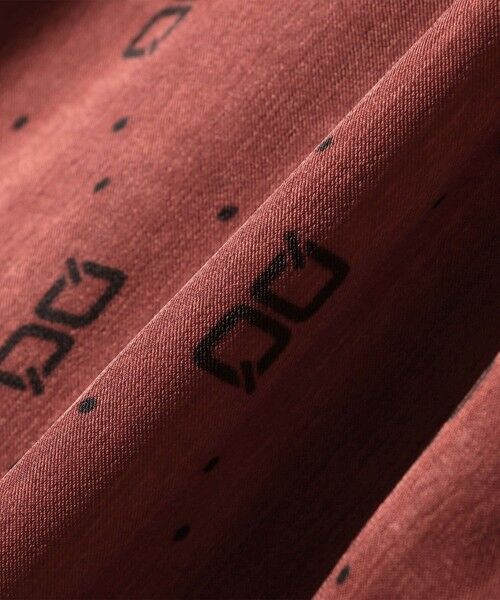 SHIPS / シップス ロング・マキシ丈ワンピース | quaranciel:〈手洗い可能〉モノグラム ドット ロング シャツ ワンピース | 詳細22