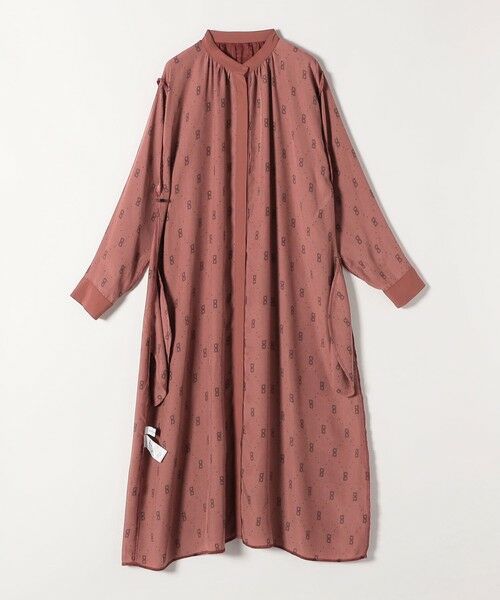 美品✨コムデギャルソン　マキシ丈　シャツワンピース　ドット　オーバーサイズ quaranciel:〈手洗い可能〉モノグラム ドット ロング シャツ