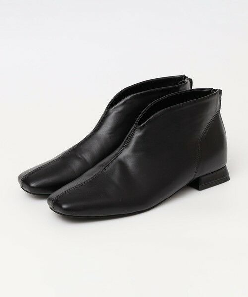 SHIPS / シップス ブーツ（ショート丈） | quaranciel: Vカット スクエアトゥ ショート ブーツ | 詳細4