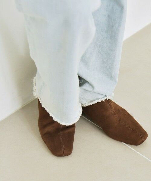 SHIPS / シップス ブーツ（ショート丈） | quaranciel: Vカット スクエアトゥ ショート ブーツ | 詳細5