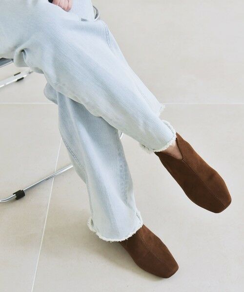 SHIPS / シップス ブーツ（ショート丈） | quaranciel: Vカット スクエアトゥ ショート ブーツ | 詳細6