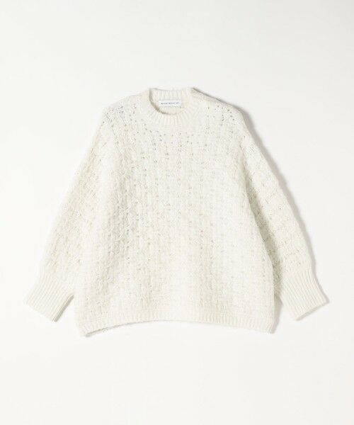 SHIPS / シップス ニット・セーター | quaranciel:〈手洗い可能〉透かし編み クルーネック ドルマン ルーズ ニット プルオーバー | 詳細8