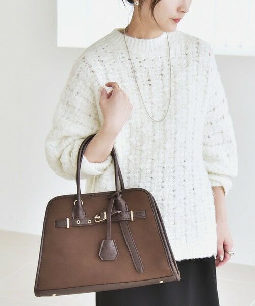 SHIPS / シップス ニット・セーター | quaranciel:〈手洗い可能〉透かし編み クルーネック ドルマン ルーズ ニット プルオーバー | 詳細5