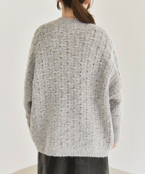 SHIPS / シップス ニット・セーター | quaranciel:〈手洗い可能〉透かし編み クルーネック ドルマン ルーズ ニット プルオーバー | 詳細22